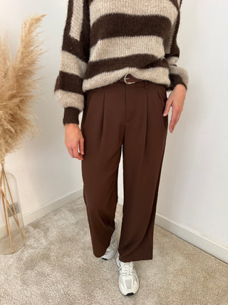 Brown classy pants