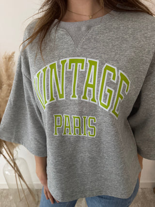 Grey vintage paris