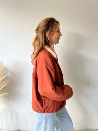 Terracotta reversible jacket