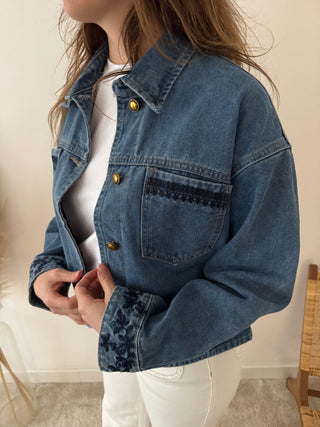 Pretty details denim jacket