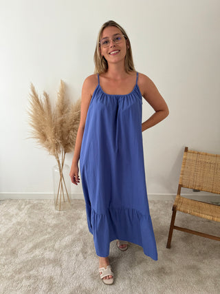 Cobalt maxi dress