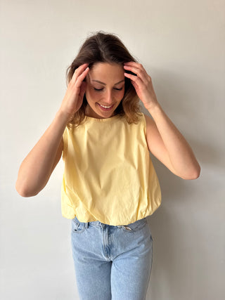 Yellow summer top