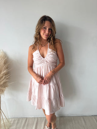 Pink summer dress