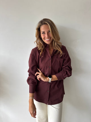 Classic burgundy shirt