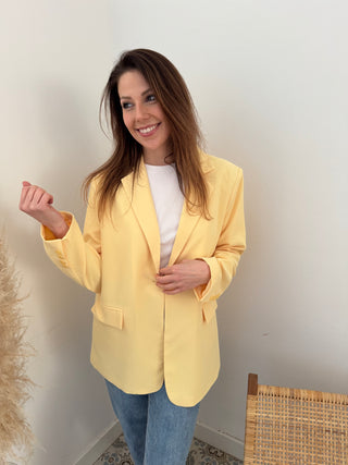 Yellow spring blazer