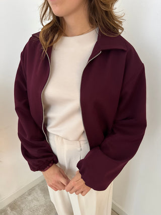 Bordeaux bomberjacket