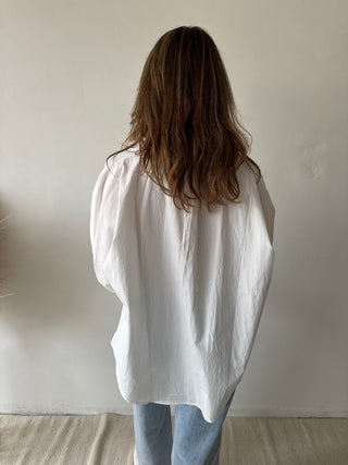 White summer blouse