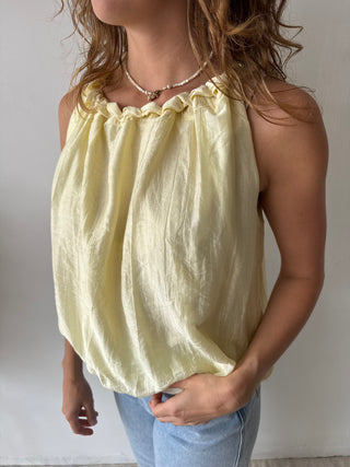 Yellow summer top