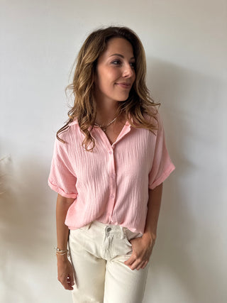 Light pink tetra blouse