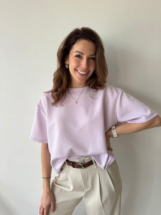 Super soft lila t-shirt