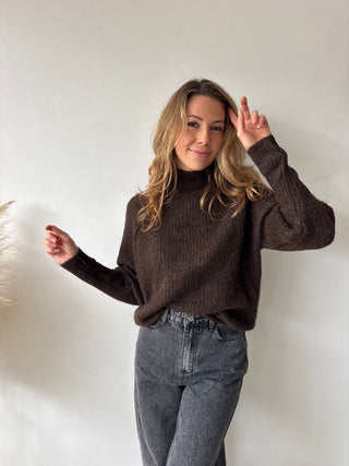 Soft brown knit