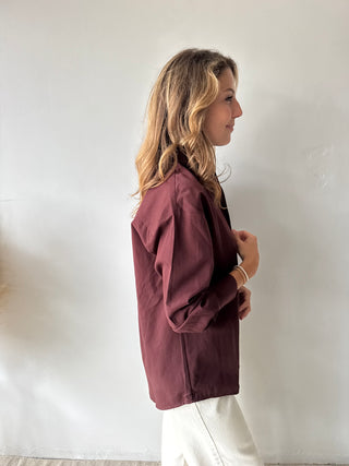 Classic burgundy shirt