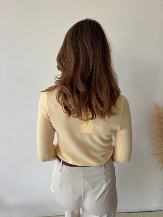 Yellow longsleeve top