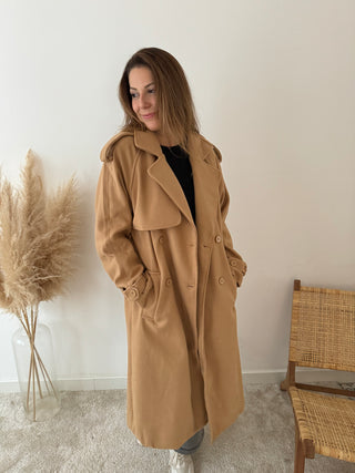 Camel classic coat