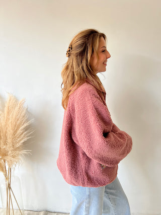 Old pink reversible jacket