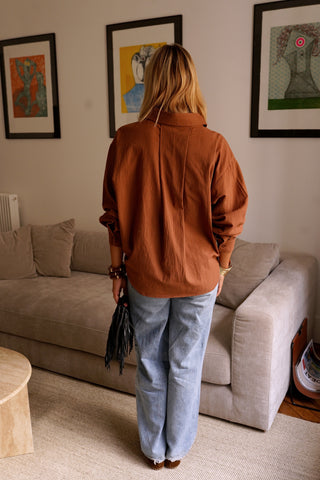 Terracotta blouse