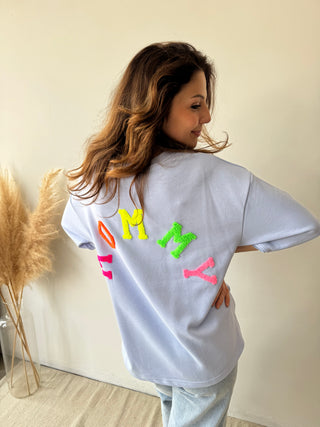 Blue mommy t-shirt
