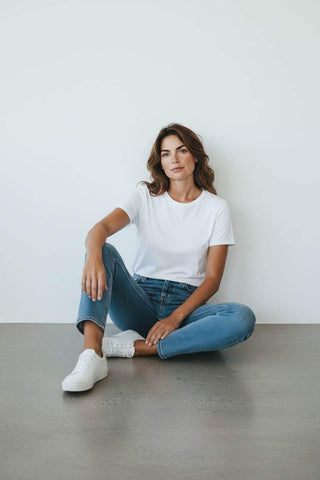 Simple white t-shirt