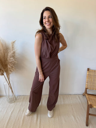 Brown classy jumpsuit