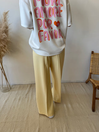 Yellow summer pants