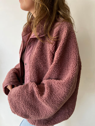 Old pink reversible jacket