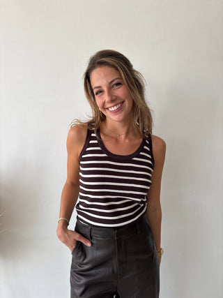 Beige brown top