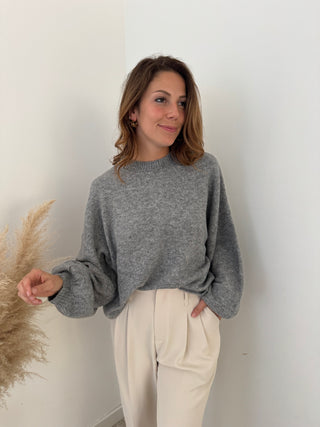 Simple soft grey knit
