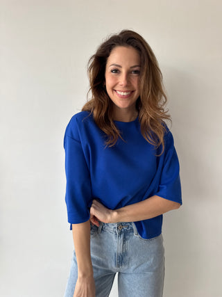 Soft cobalt t-shirt