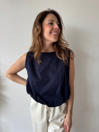 Navy summer top