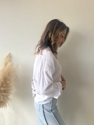 red heart white tetra shirt