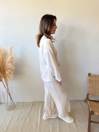 Beige soft knot set