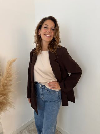 Brown blazer