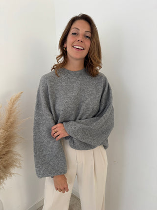 Simple soft grey knit