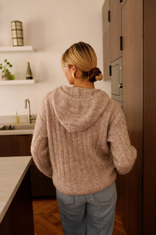 Soft taupe hoodie