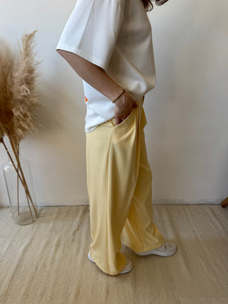 Yellow summer pants