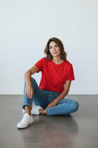 Simple red t-shirt