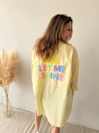 Yellow let me shine shirt