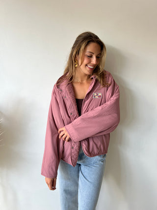 Old pink reversible jacket