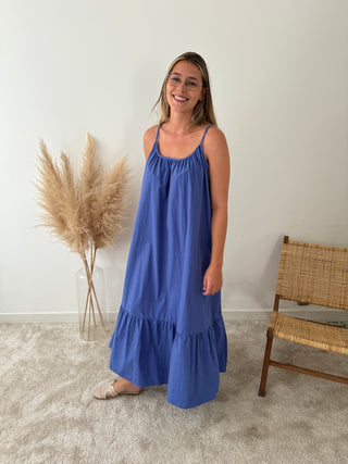 Cobalt maxi dress