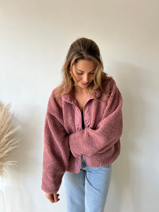 Old pink reversible jacket
