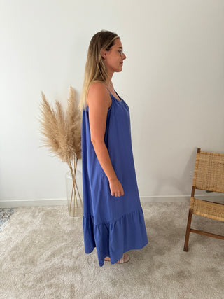 Cobalt maxi dress