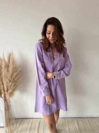 Lila denim dress