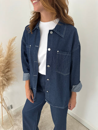 Dark denim set