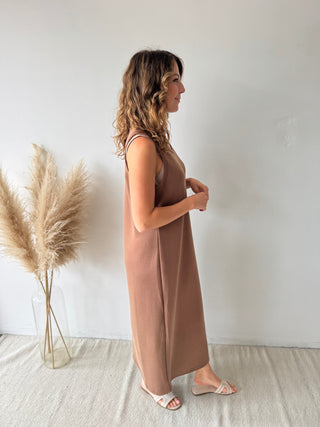 Brown soft dress
