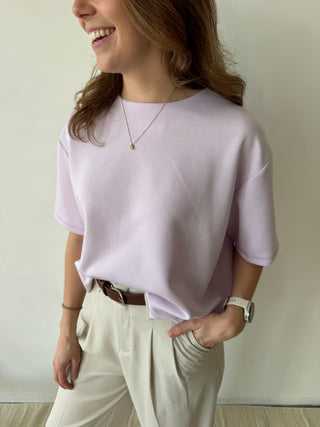 Super soft lila t-shirt