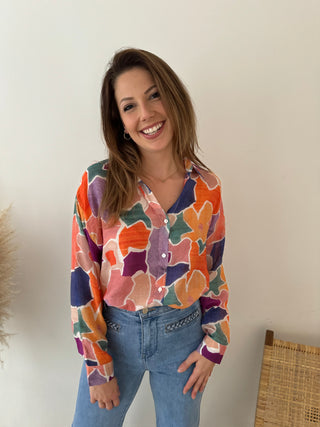 Colorful summer blouse
