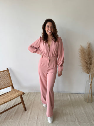 Pink classy jumpsuit