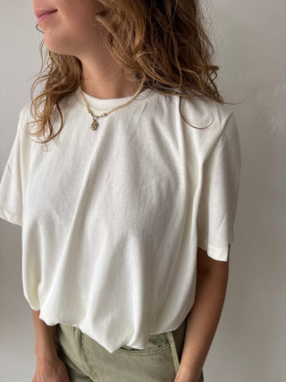 Ecru elastic top