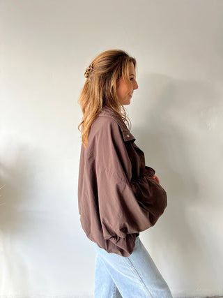 Brown lightweight jacket