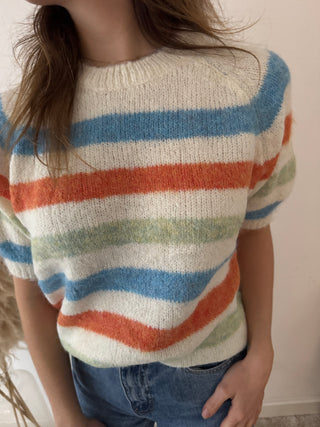 Colorful striped knit